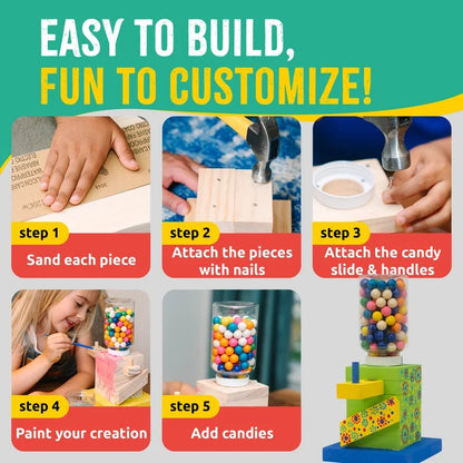 Candy Dispenser Diy Woodworking Kit