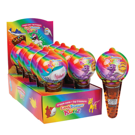 Candy Treasure Konz Ice Cream Cone Surprise - 10ct