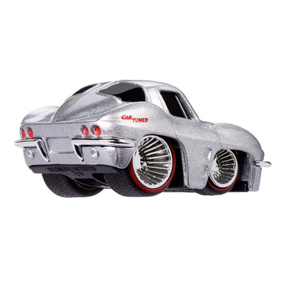 Car with 'Car Tuned' label on a white background
