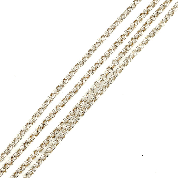 Sterling Silver 2.5mm rollo 20"