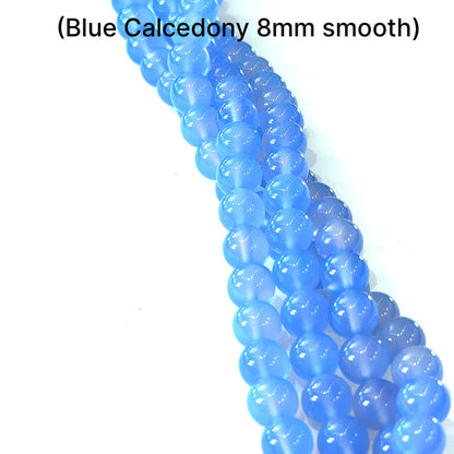 Chalcedony gemstone strands, Jewelry strand