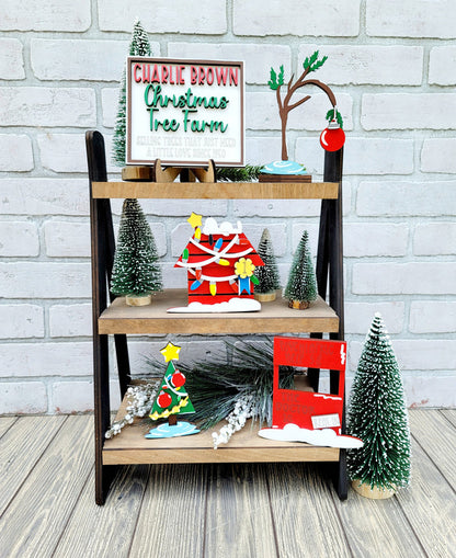Charlie Brown Christmas Tiered Tray Set- wholesale