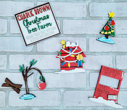 Charlie Brown Christmas Tiered Tray Set- wholesale