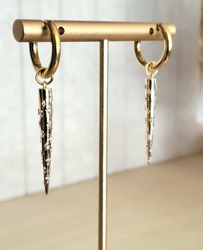 Charmed Statement Earrings - 2 in 1