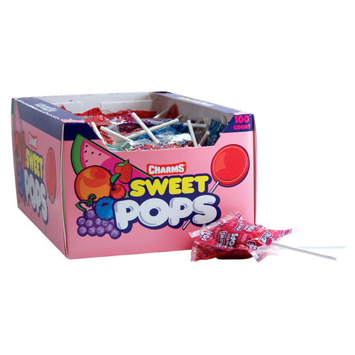 Charms Pops Sweet - 100ct