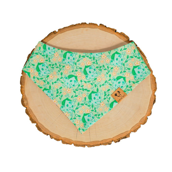 Chibi Frog Poke Floral - Bandana