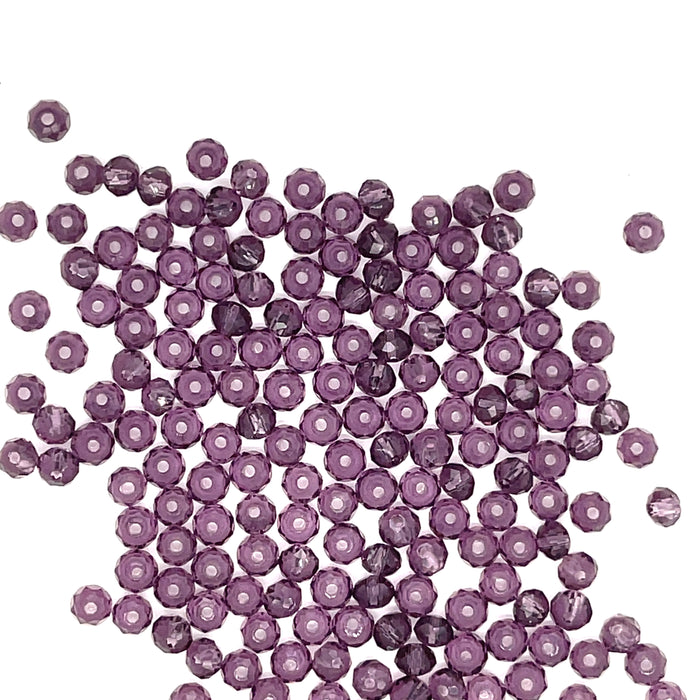 One Purple  3mm Rondell .20oz bag