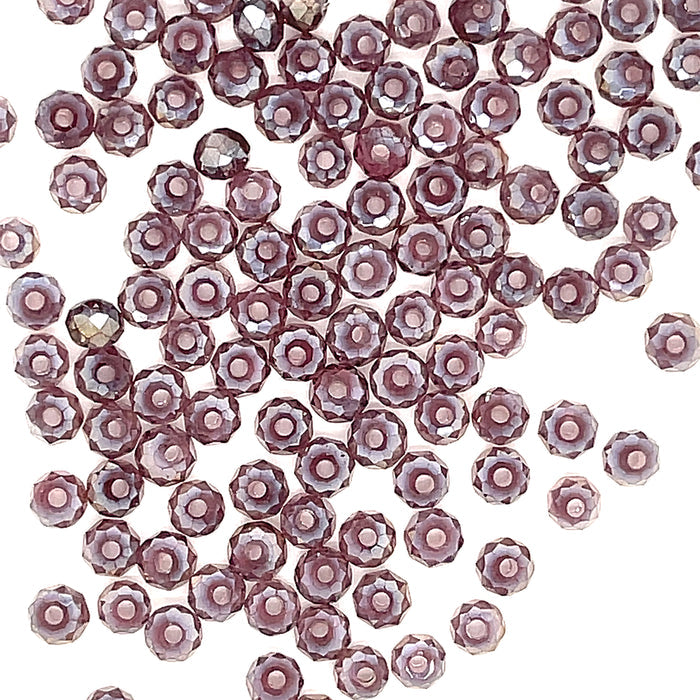 One Chinese Crystals Plume 3mm Rondell  .20oz bag