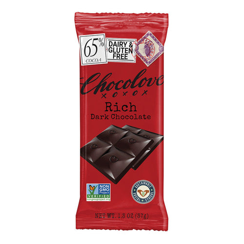 Chocolove Rich Dark Chocolate Bar - 12 Count