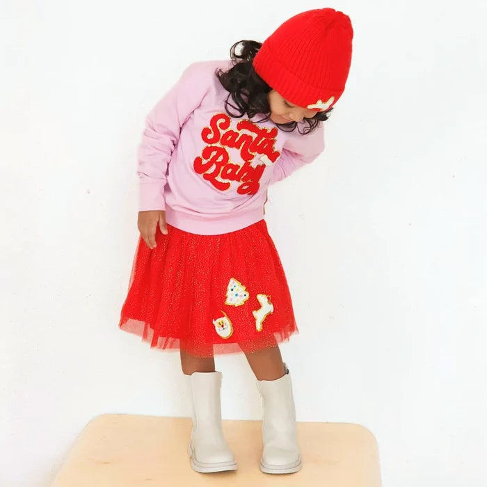 Christmas Patch Tutu (FINAL SALE)