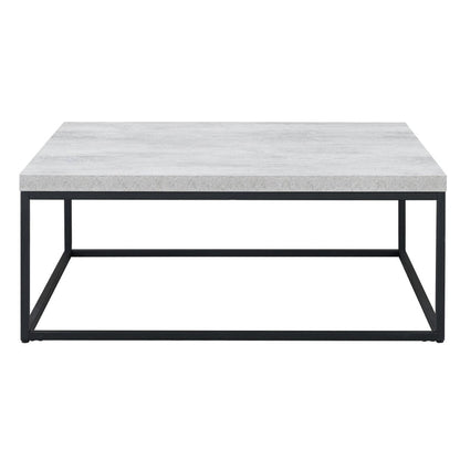 Chryzler Coffee Table 1000mm Metal Frame, Cement Look by Criterion - Home Living Store - Coffee Table