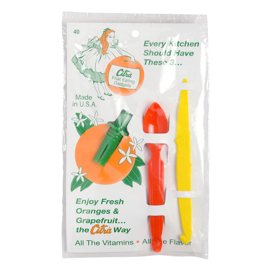 Citra Kitchen Set 3 Piece Set with Sip Fruit Spoon and Peeler #40 - 12 Count