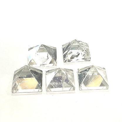 Clear Quartz Gemstone Pyramid
