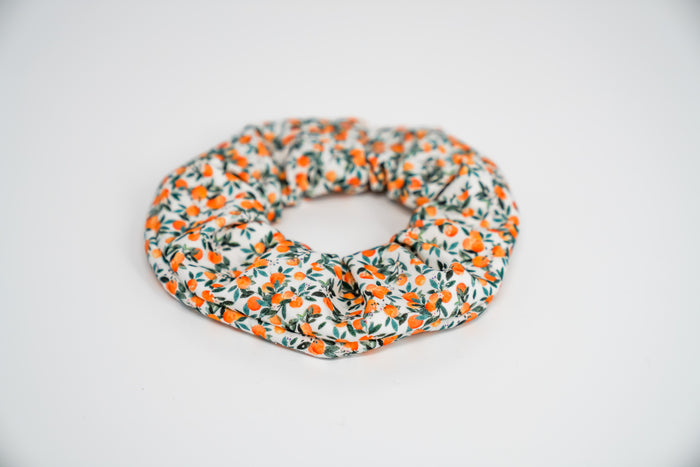 Clementine - Organic Cotton Knit Scrunchie