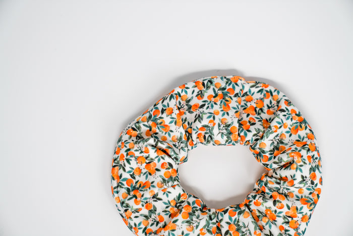 Clementine - Organic Cotton Knit Scrunchie