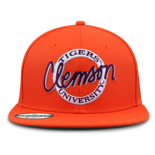 Clemson Flat Brim Snapbacks