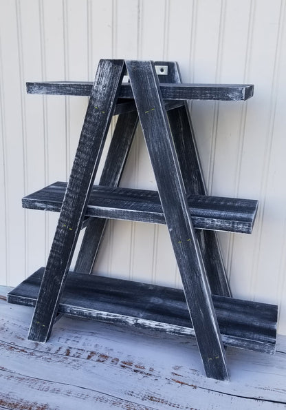 Collapsible Ladder Shelf/Tiered Tray
