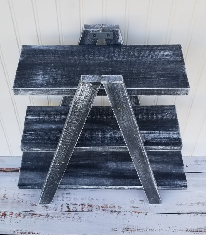 Collapsible Ladder Shelf/Tiered Tray