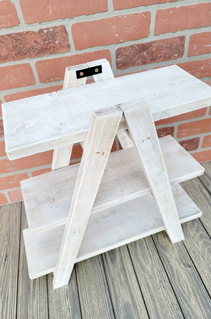Collapsible Ladder Shelf/Tiered Tray