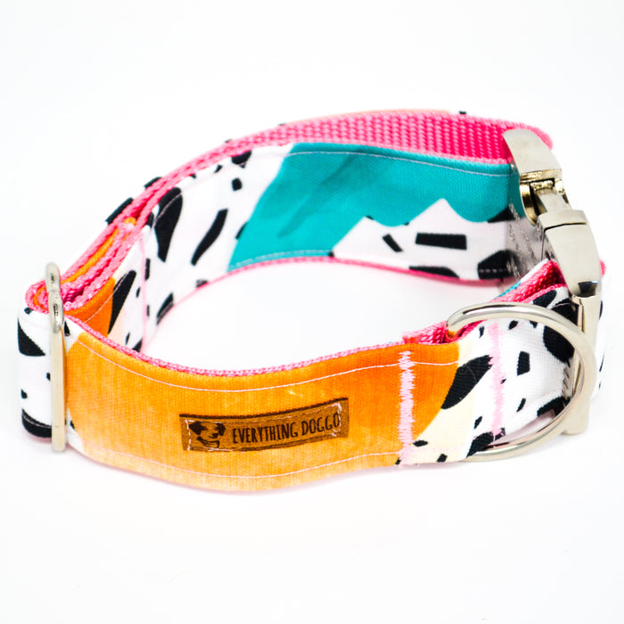 Confetti Eco Canvas Dog Collar