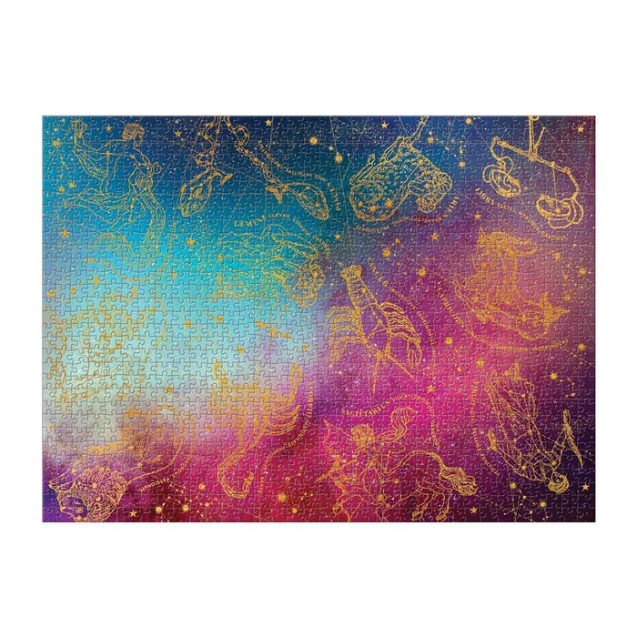 Cosmos Astrology 1000 Piece Foil Puzzle Foil Puzzles Galison
