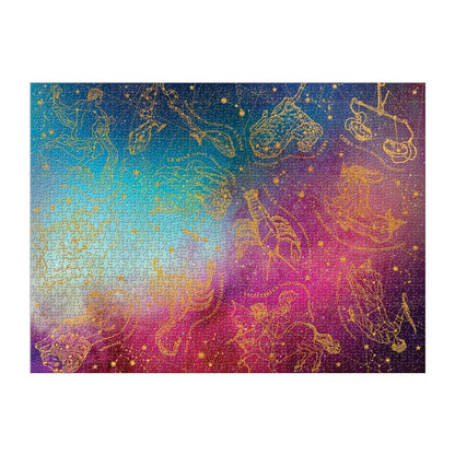 Cosmos Astrology 1000 Piece Foil Puzzle Foil Puzzles Galison