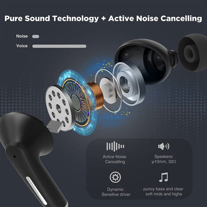 COWIN BT618 Wireless Earbuds, Active Noise Cancelling Headphones Cowinaudio