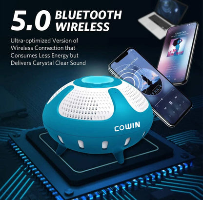 COWIN Smile IPX7 Waterproof Floating Bluetooth Speaker Cowinaudio