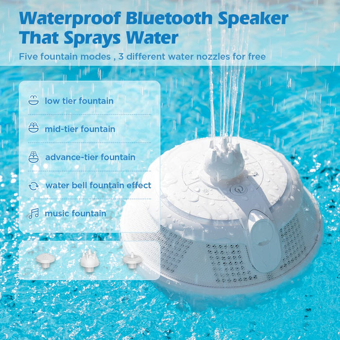 COWIN Whale IPX7 Waterproof Bluetooth Fountain Speaker Cowinaudio