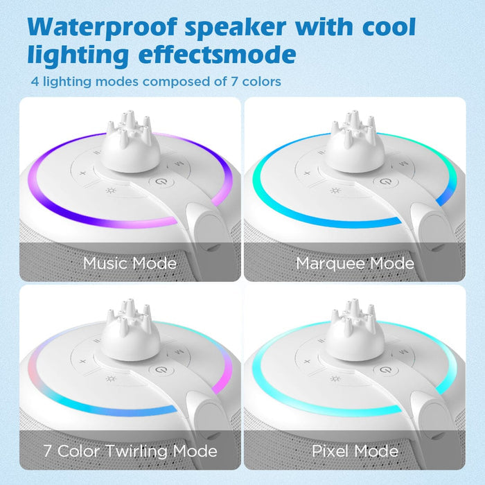 COWIN Whale IPX7 Waterproof Bluetooth Fountain Speaker Cowinaudio