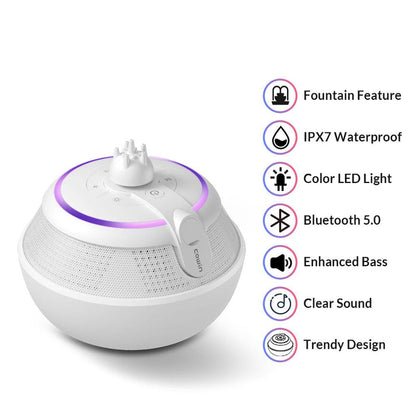 COWIN Whale IPX7 Waterproof Bluetooth Fountain Speaker Cowinaudio