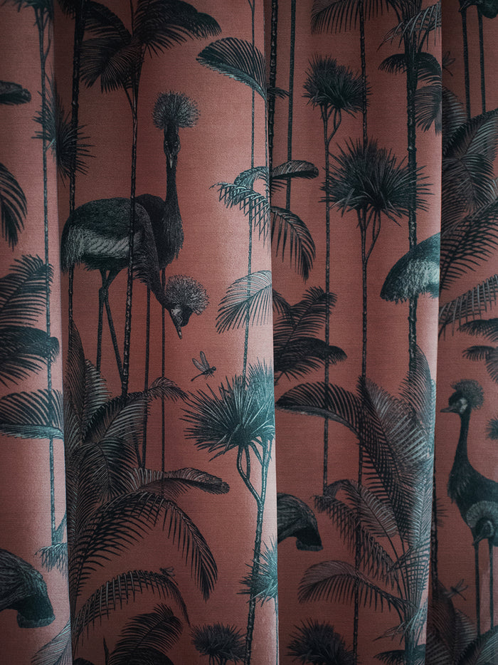Crane Fonda 'Coral' Recycled Velvet