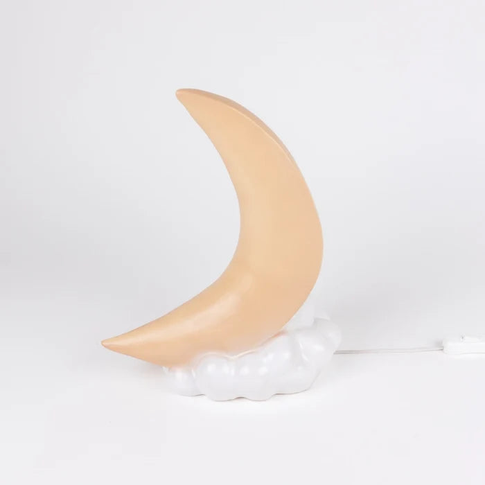 Crescent Moon Lamp W/Plug