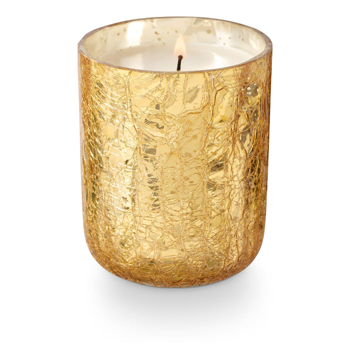 Cardamom Pomander Small Boxed Crackle Glass Candle - Illume Candles - 46280011000