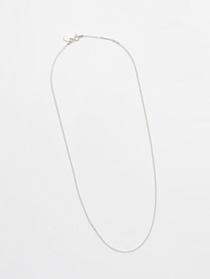 Wolf Circus Curb Chain Necklace in Sterling Silver-Necklaces-wolfcircus.com