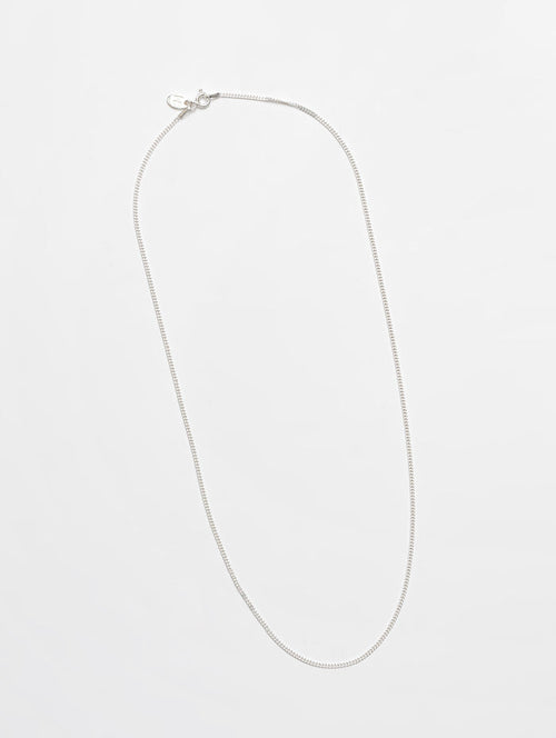 Wolf Circus Curb Chain Necklace in Sterling Silver-Necklaces-wolfcircus.com