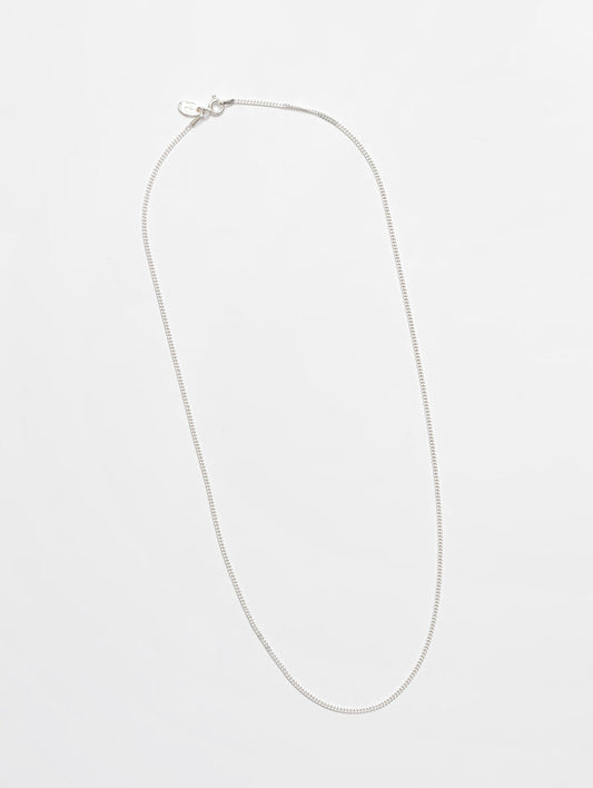 Wolf Circus Curb Chain Necklace in Sterling Silver-Necklaces-wolfcircus.com