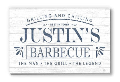 custom barbecue sign