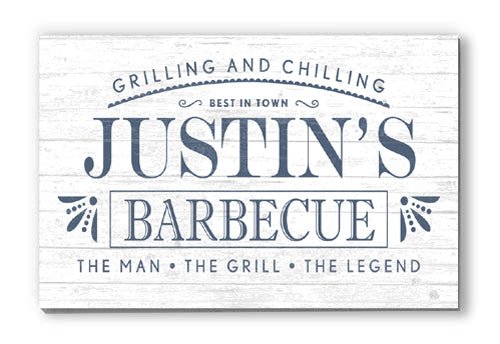 custom barbecue sign