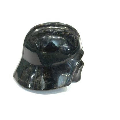 Darth Vader Black Obsidian Carving  | 2 Sizes | Hidden Jewel