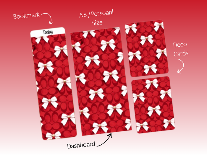 Dash Bundle | A6 Rings | Red Coach Bows