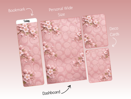 Dash Bundle | Personal Wide | Pink Coach Cherry Blossom