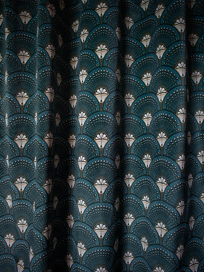 Deco Martini 'Teal' Recycled Velvet Sample