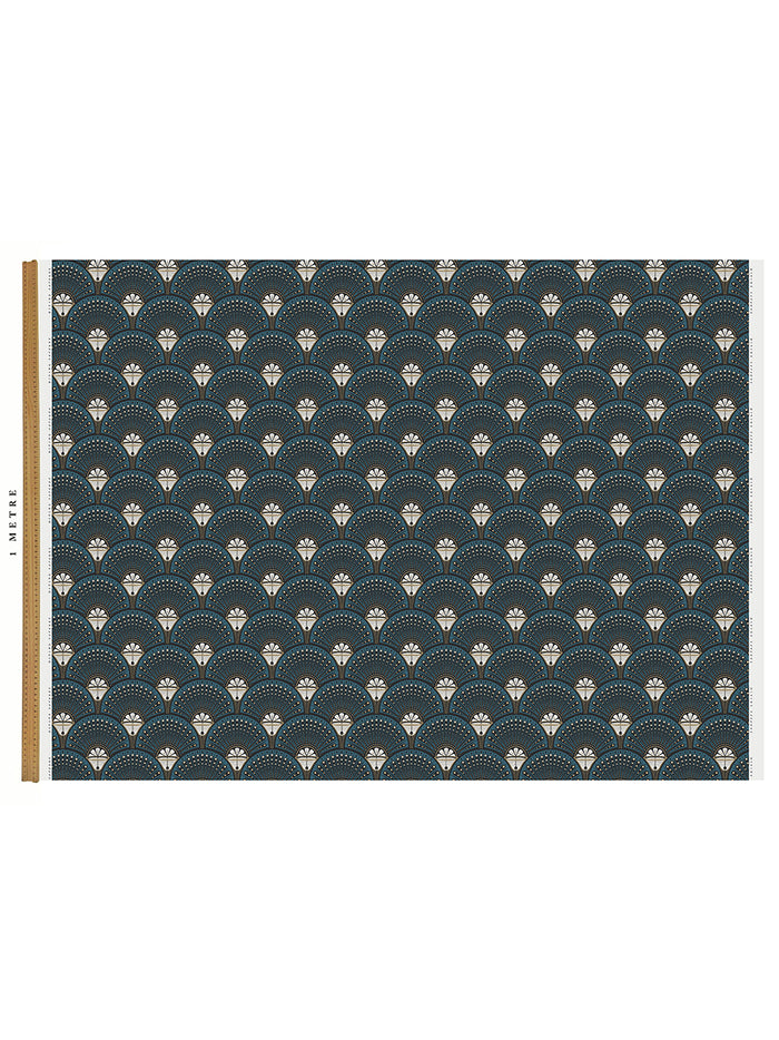 Deco Martini 'Teal' Recycled Velvet Sample