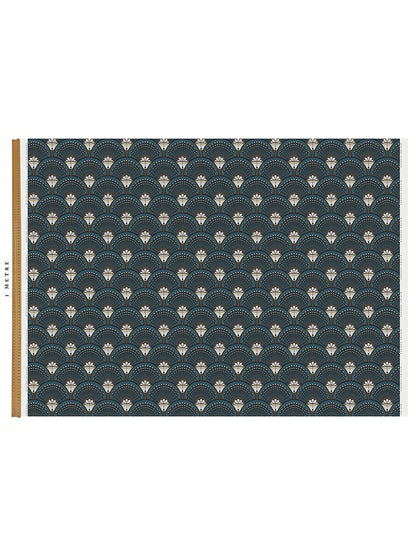 Deco Martini 'Teal' Recycled Velvet Sample