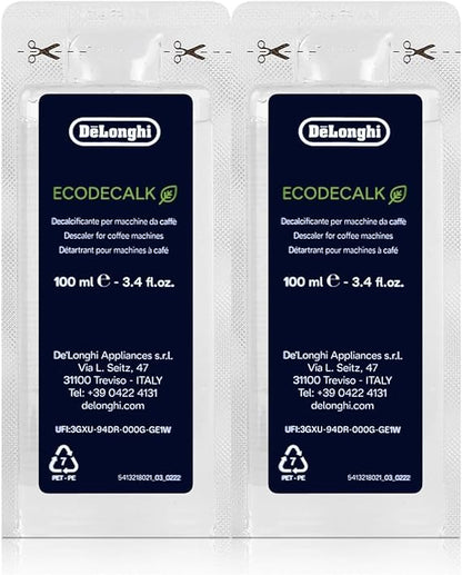 Delonghi EcoDecalk 2 x 100ml Descaler (Pack of 1)