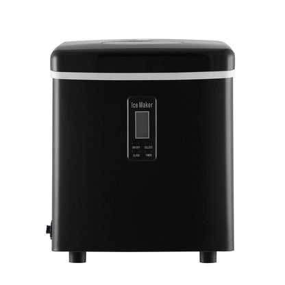 DEVANTI 3.2L Portable Ice Cube Maker Machine Benchtop Counter Black -Home Living Store - -