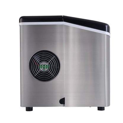 Devanti 3.2L Stainless Steel Portable Ice Cube Maker -Home Living Store - -