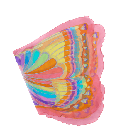 Pink Rainbow Butterfly