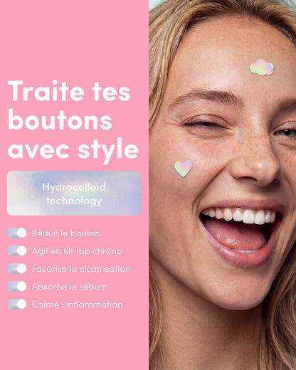 DUO Patchs Nez + Boutons Holo